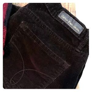 Calvin Klein Straight leg corduroy Jeans.